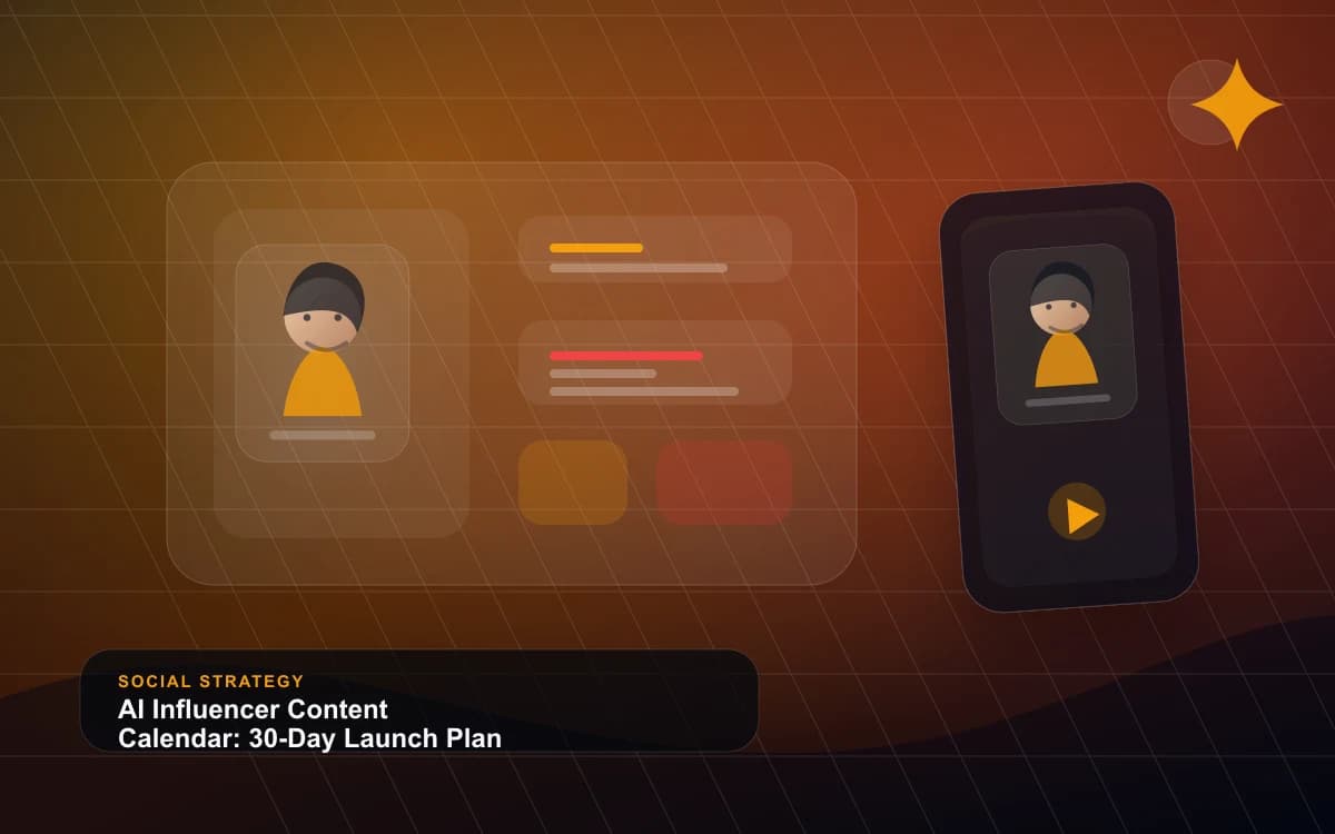 AI Influencer Content Calendar: 30-Day Launch Plan