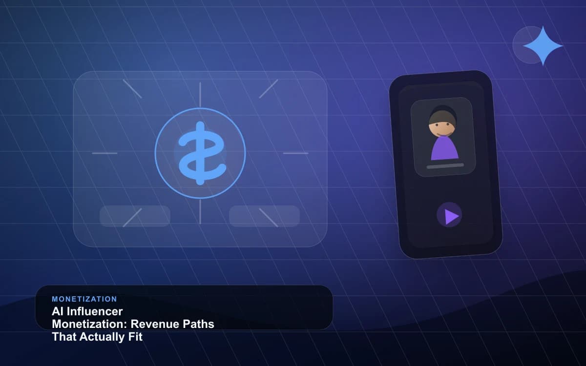 AI Influencer Monetization: Revenue Paths That Actually Fit