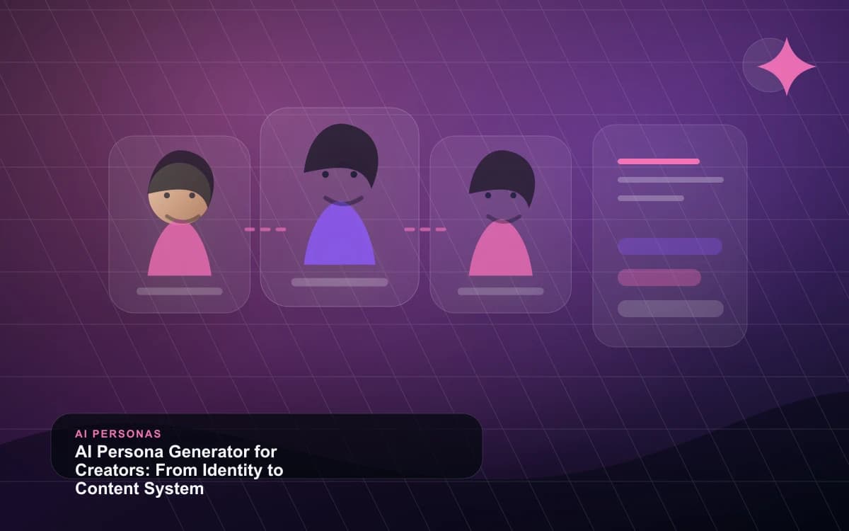 AI Persona Generator for Creators: From Identity to Content System