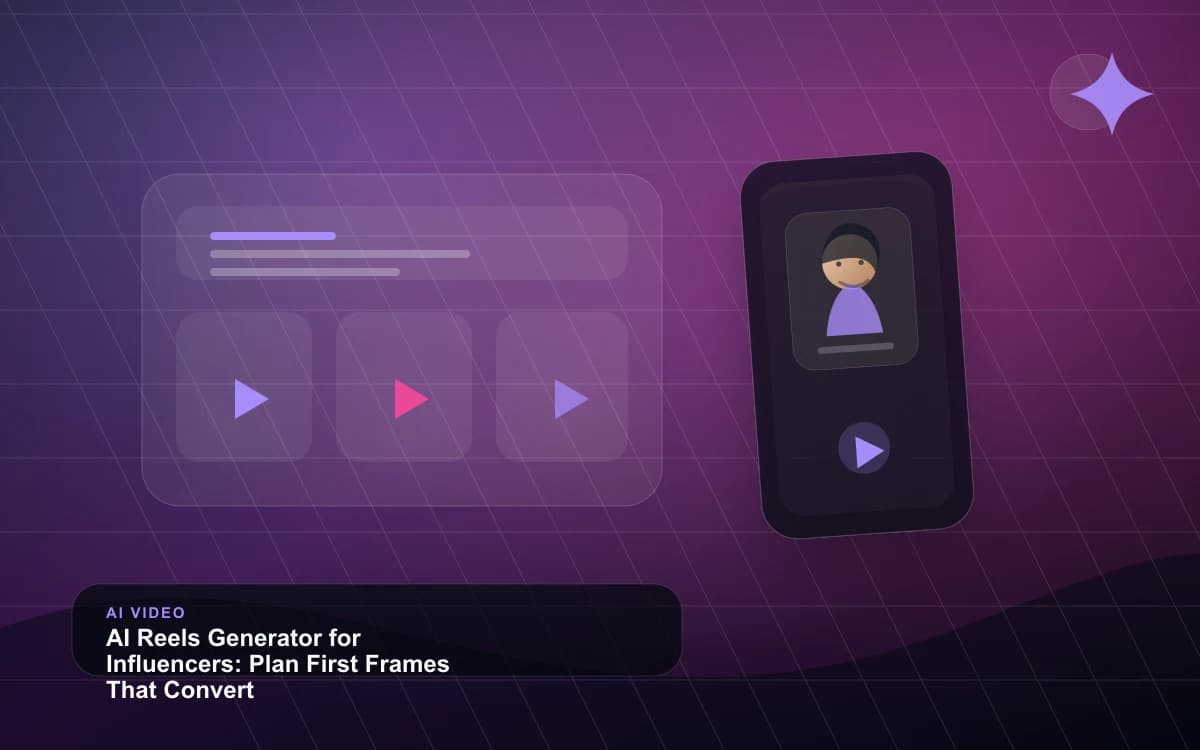 AI Reels Generator for Influencers: Plan First Frames That Convert