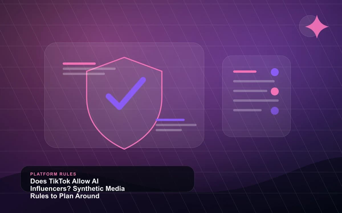 Does TikTok Allow AI Influencers? Synthetic Media Rules to Plan Around