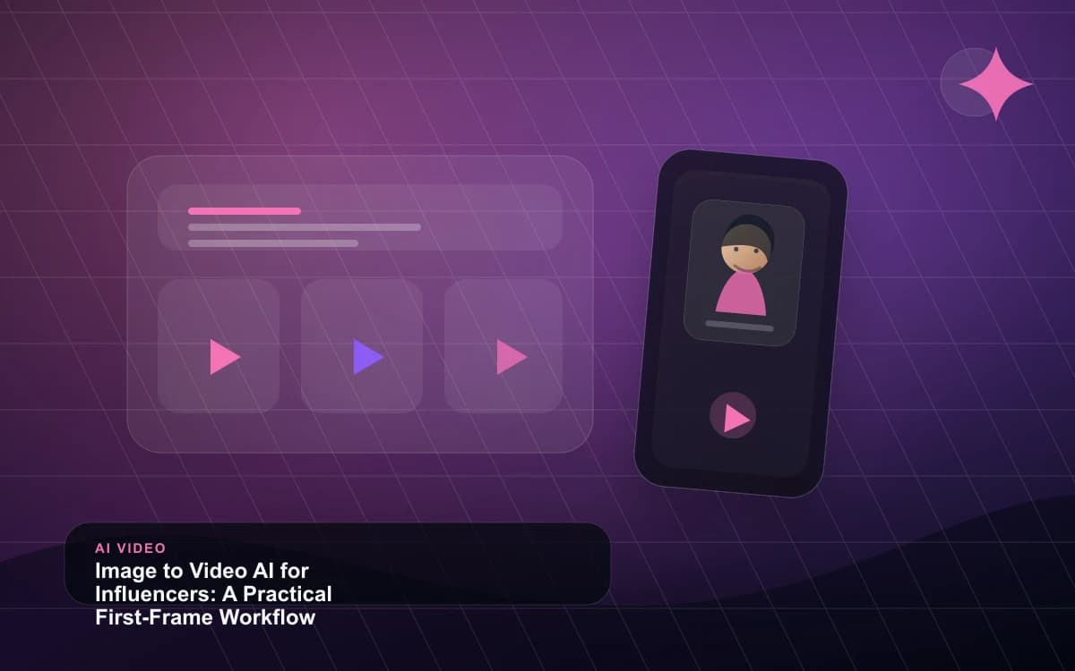 Image to Video AI for Influencers: A Practical First-Frame Workflow