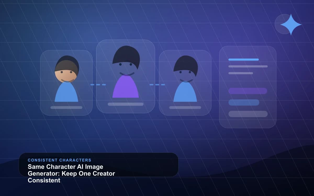 Same Character AI Image Generator: Keep One Creator Consistent